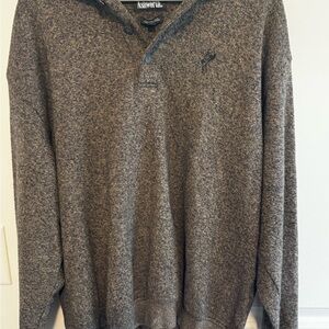 Ashworth Men's Gray Cashmere Sweater